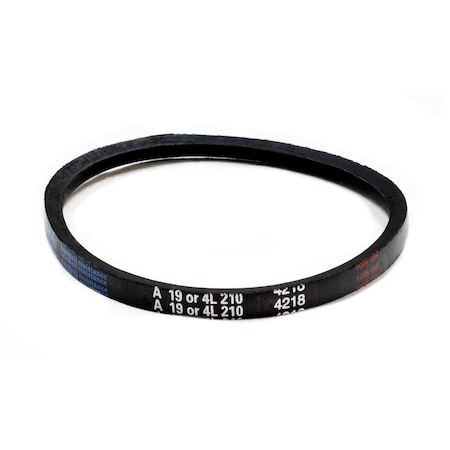 D&D A19/4L210 Classical V-Belt, 21 in Outside Length, 1/2 in Top Width, 1 Ribs A19/4L210